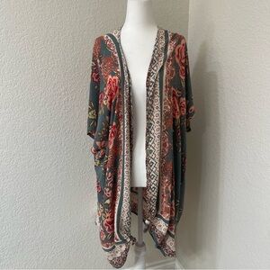 Angie Multicolor Floral Wrap